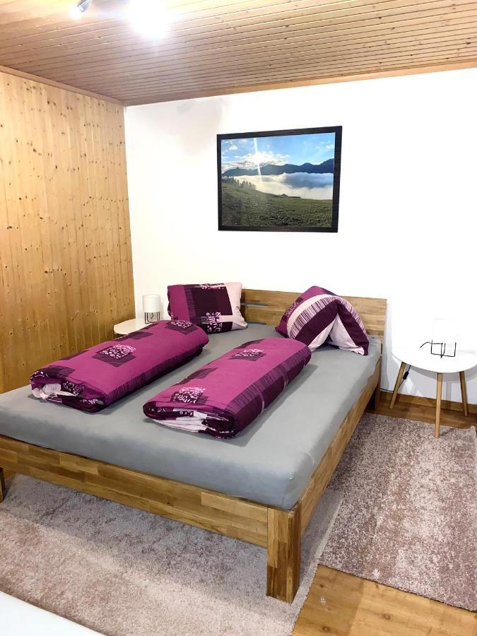 Günstig und Einfaches Studio auf dem Bauernhof Zuoz Exterior foto